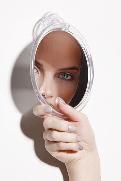 woman mirror