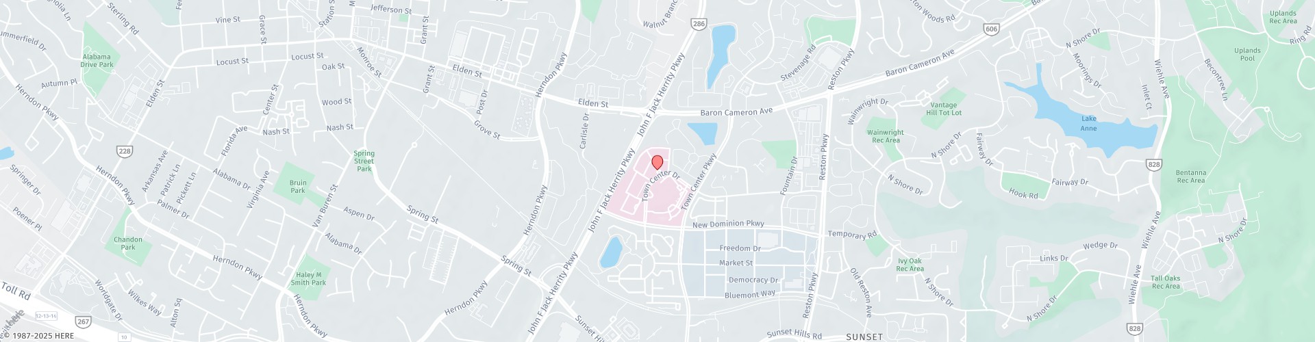 Location Map: 1800 Town Center Drive Reston, Virginia 20190